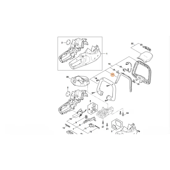 STIHL  Dźwignia przełącznika 4869 798 1600